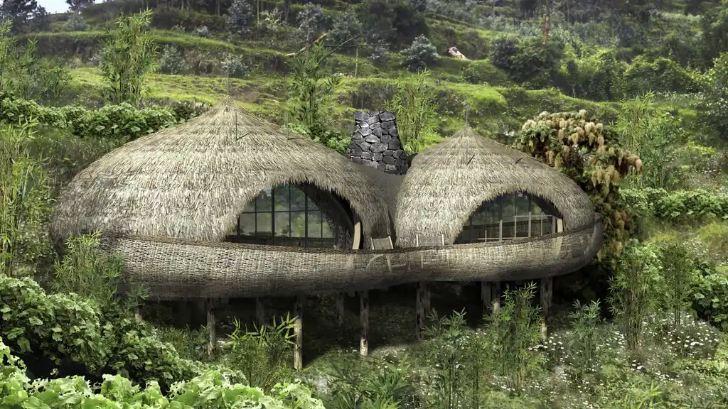 Accommodation at Volcanoes national park Rwanda